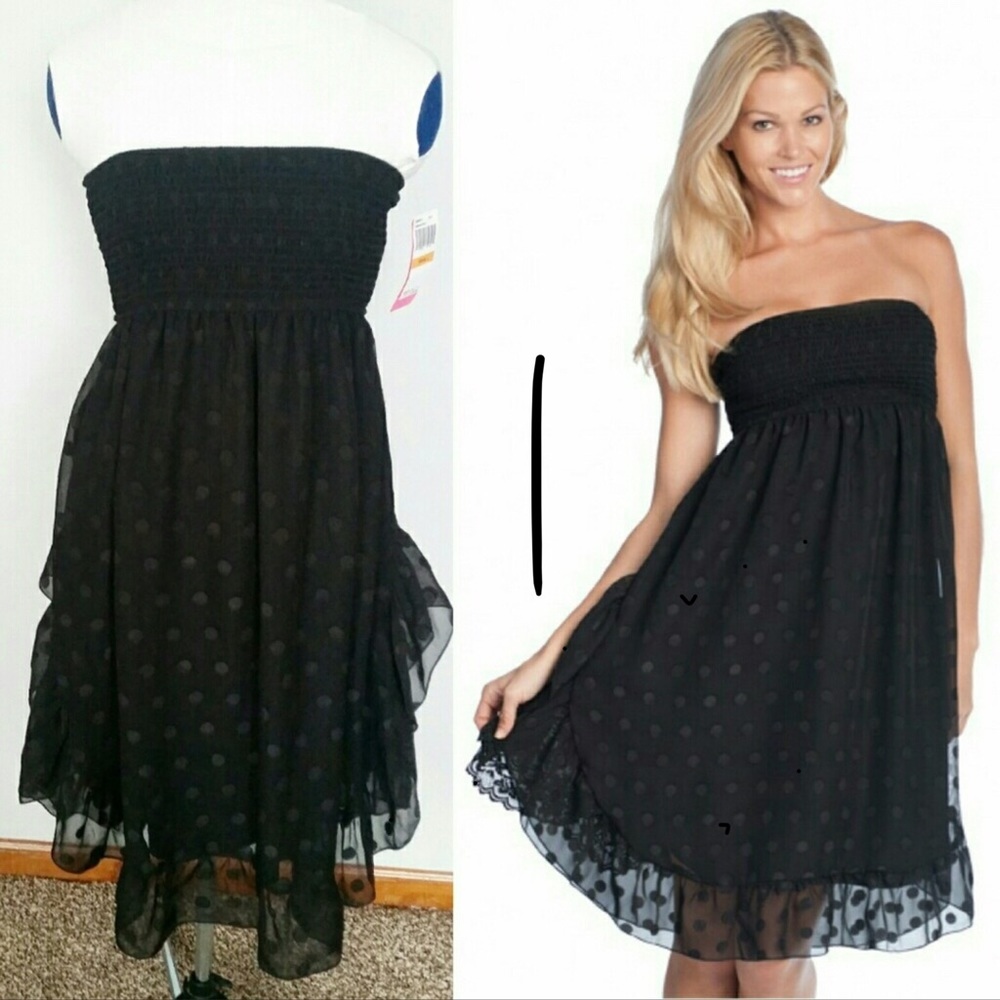 Betsey Johnson black dress/cover up.